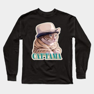 Cat Tama,Tama Super Station Master Long Sleeve T-Shirt